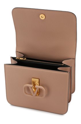 Женская сумка valentino garavani vsling medium VALENTINO бежевого цвета по цене 211500 руб., арт. SW0B0F00/RQR | Фото 4 Женская сумка valentino garavani vsling medium VALENTINO бежевого цвета, арт. SW0B0F00/RQR | Фото 4