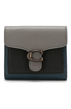 Женские кожаное портмоне COACH серого цвета по цене 13200 руб., арт. 76302 | Фото 1 Женские кожаное портмоне COACH серого цвета, арт. 76302 | Фото 1