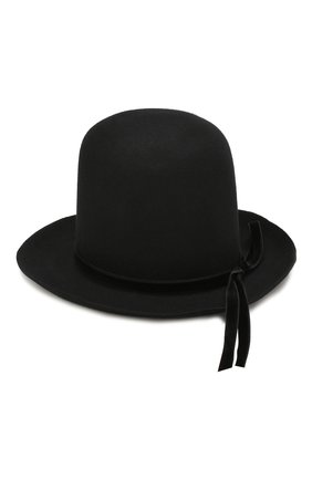 Женская фетровая шляпа ANN DEMEULEMEESTER черного цвета по цене 28950 руб., арт. 1902-8696-400-099 | Фото 2 Женская фетровая шляпа ANN DEMEULEMEESTER черного цвета, арт. 1902-8696-400-099 | Фото 2