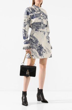 Женская сумка aby chain CHLOÉ черного цвета по цене 126500 руб., арт. CHC19WS206B72 | Фото 2 Женская сумка aby chain CHLOÉ черного цвета, арт. CHC19WS206B72 | Фото 2