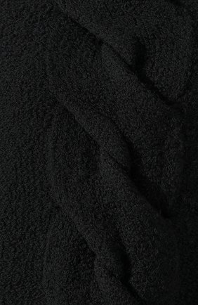 Женский шерстяной свитер ROQUE черного цвета, арт. 29MX303/15 | Фото 5 (Женское Кросс-КТ: Свитер-одежда; Рукава от горловины: Длинные; Материал внешний: Шерсть; Рукава: Длинные; Длина (для топов): Стандартные; Статус проверки: Проверено, Проверена категория)
