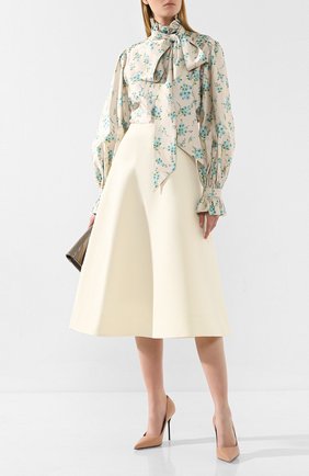 Женская шерстяная юбка MARC JACOBS RUNWAY белого цвета по цене 94400 руб., арт. W2190244 | Фото 2 Женская шерстяная юбка MARC JACOBS RUNWAY белого цвета, арт. W2190244 | Фото 2