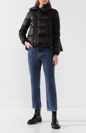 Женский пуховая куртка SACAI черного цвета по цене 99500 руб., арт. SCW-037 | Фото 2 Женский пуховая куртка SACAI черного цвета, арт. SCW-037 | Фото 2