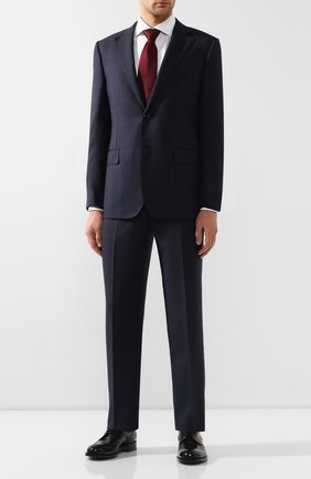 Мужской шерстяной костюм CORNELIANI темно-синего цвета по цене 162000 руб., арт. 847315-9817013/00 | Фото 1 Мужской шерстяной костюм CORNELIANI темно-синего цвета, арт. 847315-9817013/00 | Фото 1