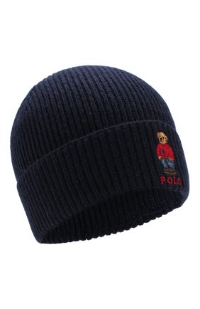 Мужская шапка POLO RALPH LAUREN темно-синего цвета по цене 3995 руб., арт. 449775528 | Фото 1 Мужская шапка POLO RALPH LAUREN темно-синего цвета, арт. 449775528 | Фото 1