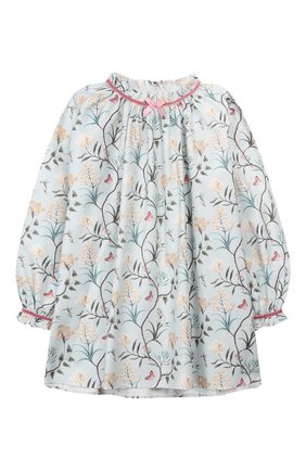 Детская хлопковая пижама AMIKI CHILDREN голубого цвета по цене 5760 руб., арт. MARTHA | Фото 2 Детская хлопковая пижама AMIKI CHILDREN голубого цвета, арт. MARTHA | Фото 2
