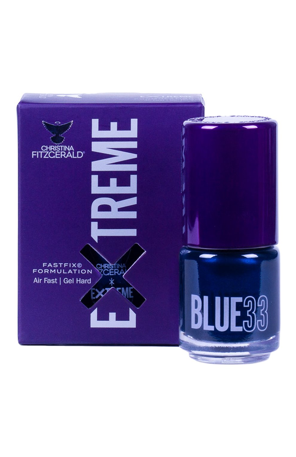 Женский лак для ногтей extreme, оттенок blue 33 CHRISTINA FITZGERALD бесцветного цвета, арт. 9333381005229 | Фото 1