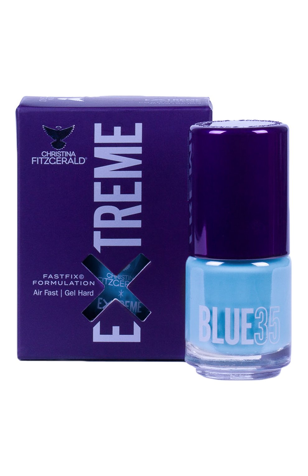 Женский лак для ногтей extreme, оттенок blue 35 CHRISTINA FITZGERALD бесцветного цвета, арт. 9333381005243 | Фото 1