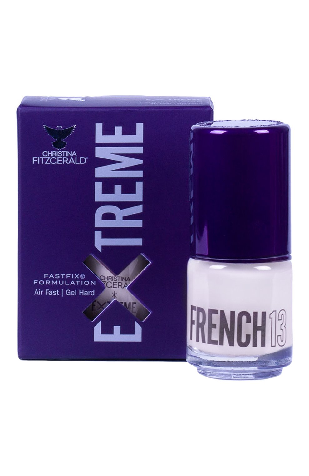 Женский лак для ногтей extreme, оттенок french 13 CHRISTINA FITZGERALD бесцветного цвета, арт. 9333381005021 | Фото 1
