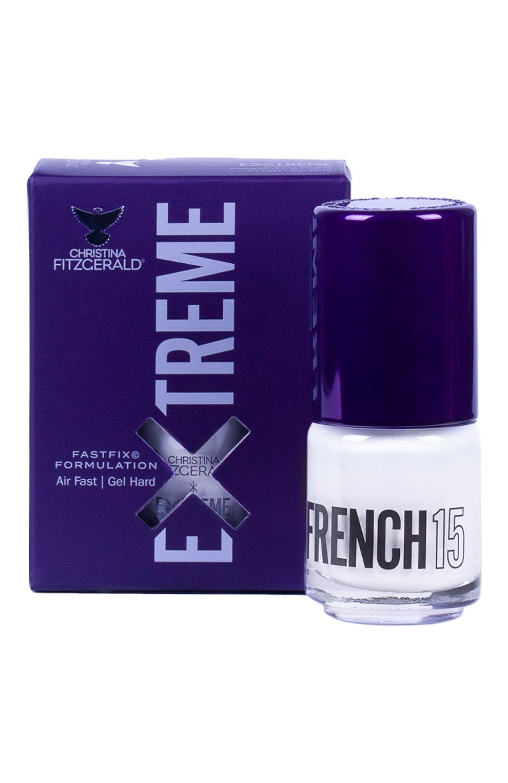 Женский лак для ногтей extreme, оттенок french 15 CHRISTINA FITZGERALD бесцветного цвета, арт. 9333381005045 | Фото 1