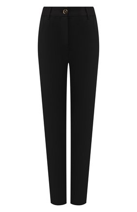 Женские шерстяные брюки DOLCE & GABBANA черного цвета по цене 54650 руб., арт. FTBMJT/FUCCS | Фото 1 Женские шерстяные брюки DOLCE & GABBANA черного цвета, арт. FTBMJT/FUCCS | Фото 1