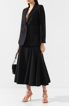 Женская юбка-миди DRIES VAN NOTEN темно-синего цвета по цене 53150 руб., арт. 192-10877-8036 | Фото 2 Женская юбка-миди DRIES VAN NOTEN темно-синего цвета, арт. 192-10877-8036 | Фото 2