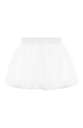 Детская юбка ALETTA белого цвета, арт. RW999256/1M-2A | Фото 2 (Статус проверки: Проверена категория; Материал внешний: Хлопок)