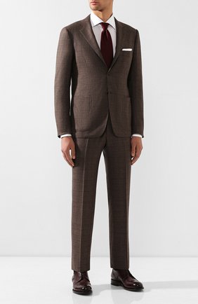 Мужская хлопковая сорочка KITON белого цвета по цене 58200 руб., арт. UCIH000340100P | Фото 2 Мужская хлопковая сорочка KITON белого цвета, арт. UCIH000340100P | Фото 2
