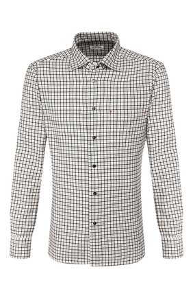Мужская хлопковая рубашка KITON черного цвета по цене 49500 руб., арт. UMCNERHH0707914 | Фото 1 Мужская хлопковая рубашка KITON черного цвета, арт. UMCNERHH0707914 | Фото 1 (Длина (для топов): Стандартные; Рукава: Длинные; Материал внешний: Хлопок; Статус проверки: Проверено, Проверена категория; Случай: Повседневный; Принт: Клетка; Мужское Кросс-КТ: Рубашка-одежда; Воротник: Акула; Манжеты: На пуговицах)
