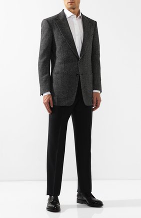 Мужской шерстяной пиджак TOM FORD серого цвета по цене 274500 руб., арт. 638R02/15ME40 | Фото 2 Мужской шерстяной пиджак TOM FORD серого цвета, арт. 638R02/15ME40 | Фото 2