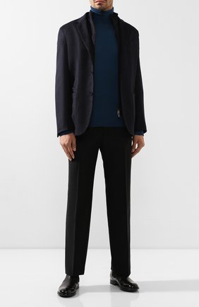 Мужской шерстяная водолазка ERMENEGILDO ZEGNA синего цвета по цене 56450 руб., арт. UTM00/120 | Фото 2 Мужской шерстяная водолазка ERMENEGILDO ZEGNA синего цвета, арт. UTM00/120 | Фото 2