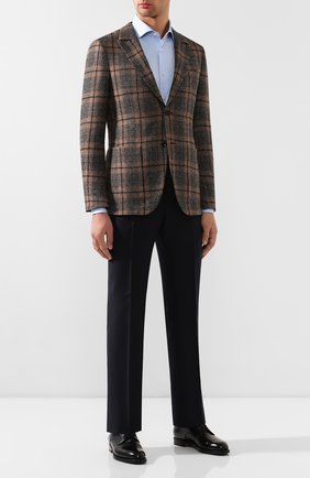 Мужской шерстяной пиджак ZEGNA COUTURE коричневого цвета по цене 360500 руб., арт. 658N06/12RTN0 | Фото 2 Мужской шерстяной пиджак ZEGNA COUTURE коричневого цвета, арт. 658N06/12RTN0 | Фото 2 (Материал внешний: Шерсть; Статус проверки: Проверена категория, Проверено; Длина (для топов): Стандартные; Рукава: Длинные; Материал подклада: Хлопок; 1-2-бортные: Однобортные; Пиджаки М: Приталенный; Стили: Ретро, Классический; Случай: Коктейльный)