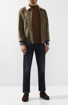 Мужской замшевые дерби ERMENEGILDO ZEGNA коричневого цвета по цене 57850 руб., арт. A4262X-LHVEU | Фото 2 Мужской замшевые дерби ERMENEGILDO ZEGNA коричневого цвета, арт. A4262X-LHVEU | Фото 2