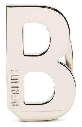 Мужской пряжка для ремня BERLUTI серебряного цвета, арт. CB009-001 | Фото 1 (Материал: Металл; Случай: Повседневный)