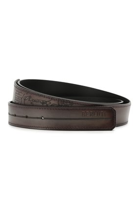 Мужской кожаный ремень BERLUTI коричневого цвета по цене 56600 руб., арт. CS002-001 | Фото 1 Мужской кожаный ремень BERLUTI коричневого цвета, арт. CS002-001 | Фото 1 (Статус проверки: Проверена категория, Проверено; Случай: Формальный; Материал: Натуральная кожа)