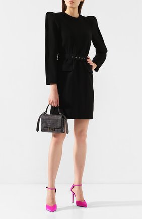 Женская сумка eden mini GIVENCHY серого цвета по цене 94850 руб., арт. BBU005B0LK | Фото 2 Женская сумка eden mini GIVENCHY серого цвета, арт. BBU005B0LK | Фото 2