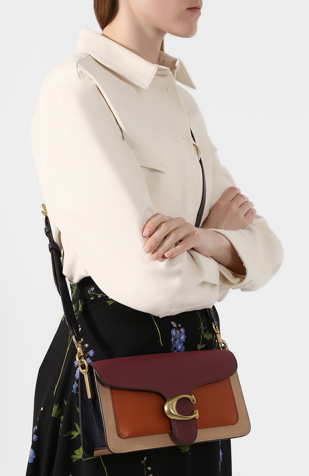 tabby crossbody in colorblock
