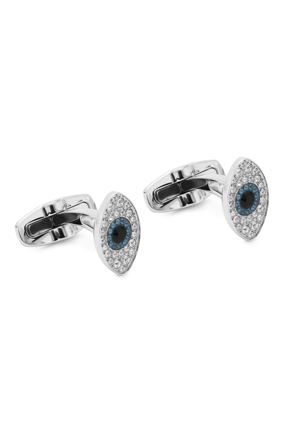 Мужские запонки evil eye SWAROVSKI серебряного цвета, арт. 5506081 | Фото 1