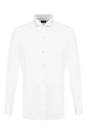 Мужская хлопковая сорочка ERMENEGILDO ZEGNA белого цвета по цене 49950 руб., арт. 601980/9MENSM | Фото 1 Мужская хлопковая сорочка ERMENEGILDO ZEGNA белого цвета, арт. 601980/9MENSM | Фото 1