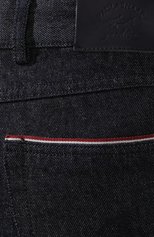 Мужские джинсы PAUL&SHARK темно-синего цвета, арт. I19P4209 | Фото 5 (Силуэт М (брюки): Прямые; Кросс-КТ: Деним; Длина (брюки, джинсы): Стандартные; Материал внешний: Хлопок; Статус проверки: Проверена категория)