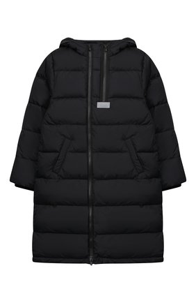 Детское пальто с капюшоном KENZO черного цвета по цене 28080 руб., арт. KP42558 | Фото 1 Детское пальто с капюшоном KENZO черного цвета, арт. KP42558 | Фото 1