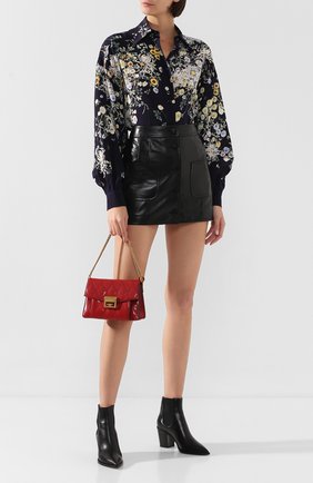 Женская сумка gv3 small GIVENCHY красного цвета по цене 150500 руб., арт. BB501CB08Z | Фото 2 Женская сумка gv3 small GIVENCHY красного цвета, арт. BB501CB08Z | Фото 2