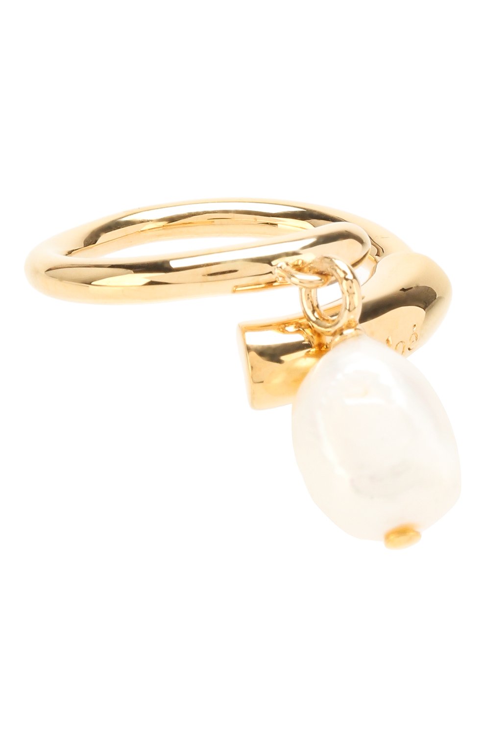 Женское кольцо darcey & trudie CHLOÉ золотого цвета, арт. CHC19SFR53CPN105 | Фото 1 (Статус проверки: Проверено, Проверена категория; Материал: Металл)