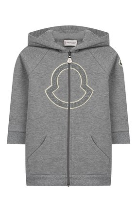 Детский комплект из толстовки и брюк MONCLER серого цвета по цене 18000 руб., арт. E2-951-88607-50-80996 | Фото 2 Детский комплект из толстовки и брюк MONCLER серого цвета, арт. E2-951-88607-50-80996 | Фото 2