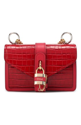 Женская сумка aby chain CHLOÉ красного цвета по цене 142500 руб., арт. CHC19WS206A87 | Фото 1 Женская сумка aby chain CHLOÉ красного цвета, арт. CHC19WS206A87 | Фото 1
