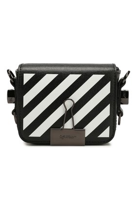 Женская сумка diag binder clip baby OFF-WHITE черного цвета по цене 52800 руб., арт. 0WNA087F194230721001 | Фото 1 Женская сумка diag binder clip baby OFF-WHITE черного цвета, арт. 0WNA087F194230721001 | Фото 1