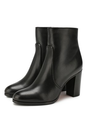 Женские кожаные ботильоны SANTONI черного цвета по цене 57600 руб., арт. WT0G57596HI1ALGAN01 | Фото 1 Женские кожаные ботильоны SANTONI черного цвета, арт. WT0G57596HI1ALGAN01 | Фото 1