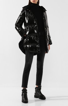 Женские кожаные ботинки SANTONI черного цвета по цене 64050 руб., арт. WTSL58309R0CAILRN01 | Фото 2 Женские кожаные ботинки SANTONI черного цвета, арт. WTSL58309R0CAILRN01 | Фото 2