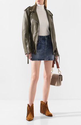 Женские замшевые ботильоны levriero GOLDEN GOOSE DELUXE BRAND светло-коричневого цвета по цене 59950 руб., арт. G35WS927.A1 | Фото 2 Женские замшевые ботильоны levriero GOLDEN GOOSE DELUXE BRAND светло-коричневого цвета, арт. G35WS927.A1 | Фото 2