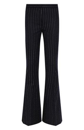 Женские шерстяные брюки ALEXANDER MCQUEEN синего цвета по цене 109000 руб., арт. 592314/QJAAM | Фото 1 Женские шерстяные брюки ALEXANDER MCQUEEN синего цвета, арт. 592314/QJAAM | Фото 1 (Материал внешний: Шерсть; Материал подклада: Купро; Женское Кросс-КТ: Брюки-одежда; Случай: Формальный; Длина (брюки, джинсы): Удлиненные; Статус проверки: Проверена категория)