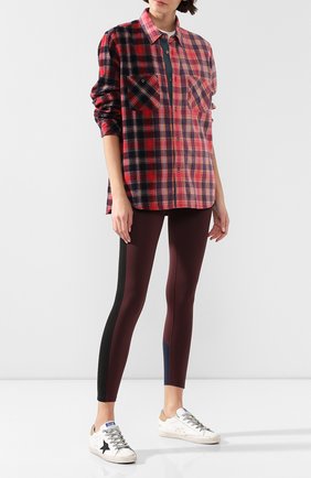 Женские леггинсы GOLDEN GOOSE DELUXE BRAND бордового цвета по цене 167500 тенге, арт. G35WP085.A3 | Фото 2 Женские леггинсы GOLDEN GOOSE DELUXE BRAND бордового цвета, арт. G35WP085.A3 | Фото 2 (Материал внешний: Синтетический материал; Женское Кросс-КТ: Леггинсы-одежда; Длина (брюки, джинсы): Стандартные; Статус проверки: Проверена категория)