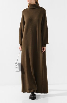 Женское кашемировое платье EXTREME CASHMERE коричневого цвета по цене 59950 руб., арт. 119/PR0TECTI0N | Фото 2 Женское кашемировое платье EXTREME CASHMERE коричневого цвета, арт. 119/PR0TECTI0N | Фото 2