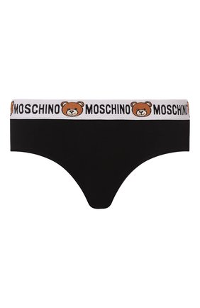 Женские трусы-шорты MOSCHINO UNDERWEAR WOMAN черного цвета по цене 5325 руб., арт. A4717/9003 | Фото 1 Женские трусы-шорты MOSCHINO UNDERWEAR WOMAN черного цвета, арт. A4717/9003 | Фото 1