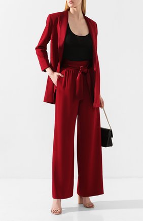 Женский жакет ALICE + OLIVIA бордового цвета по цене 37150 руб., арт. CC908202205 | Фото 2 Женский жакет ALICE + OLIVIA бордового цвета, арт. CC908202205 | Фото 2