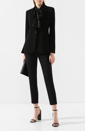 Женский жакет ALICE + OLIVIA черного цвета по цене 37150 руб., арт. CL000213210 | Фото 2 Женский жакет ALICE + OLIVIA черного цвета, арт. CL000213210 | Фото 2