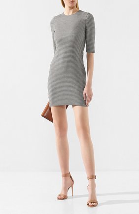 Женское платье ALICE + OLIVIA черно-белого цвета по цене 32100 руб., арт. CL000Q16512 | Фото 2 Женское платье ALICE + OLIVIA черно-белого цвета, арт. CL000Q16512 | Фото 2
