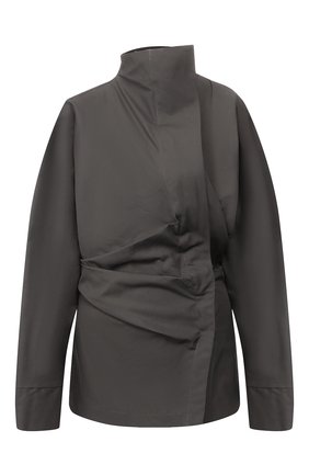 Женская хлопковая рубашка ACNE STUDIOS темно-серого цвета по цене 52650 руб., арт. AC0173 | Фото 1 Женская хлопковая рубашка ACNE STUDIOS темно-серого цвета, арт. AC0173 | Фото 1
