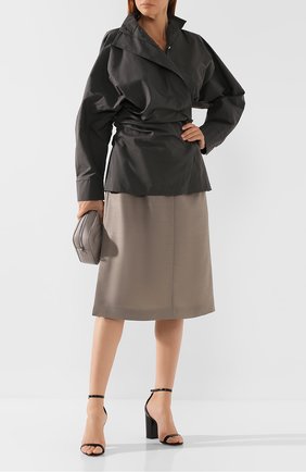 Женская хлопковая рубашка ACNE STUDIOS темно-серого цвета по цене 52650 руб., арт. AC0173 | Фото 2 Женская хлопковая рубашка ACNE STUDIOS темно-серого цвета, арт. AC0173 | Фото 2