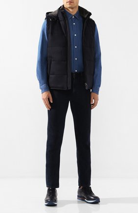 Мужские джинсы Z ZEGNA синего цвета по цене 22700 руб., арт. VT717/ZZ505 | Фото 2 Мужские джинсы Z ZEGNA синего цвета, арт. VT717/ZZ505 | Фото 2