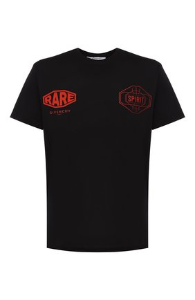 Мужская хлопковая футболка GIVENCHY черного цвета по цене 31200 руб., арт. BM70SU3002 | Фото 1 Мужская хлопковая футболка GIVENCHY черного цвета, арт. BM70SU3002 | Фото 1